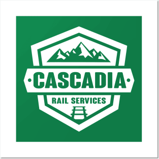 Custom Design - Cascadia Rail Services Posters and Art